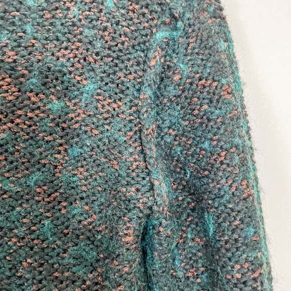 Espirit Wool Blend Exposed Seam Granola Sweater Indie Sleaze, Size Small - Picture 4 of 10